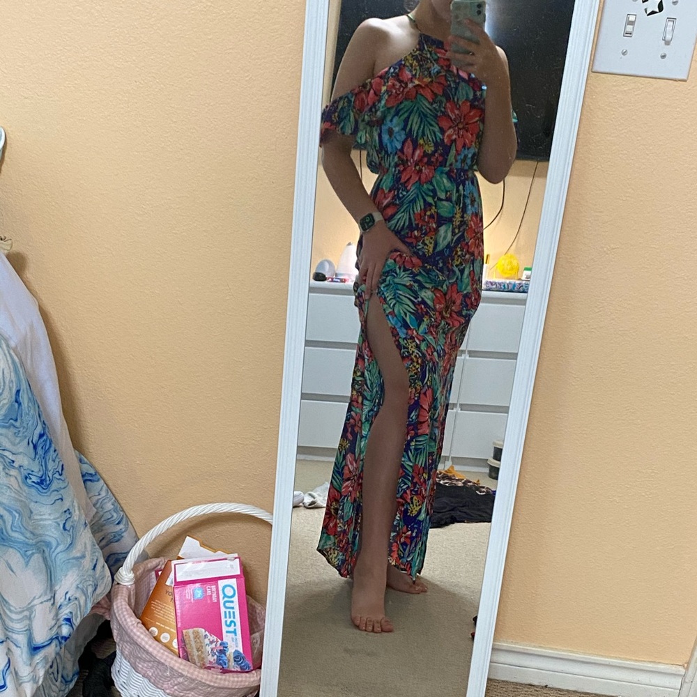 Floral maxi dress